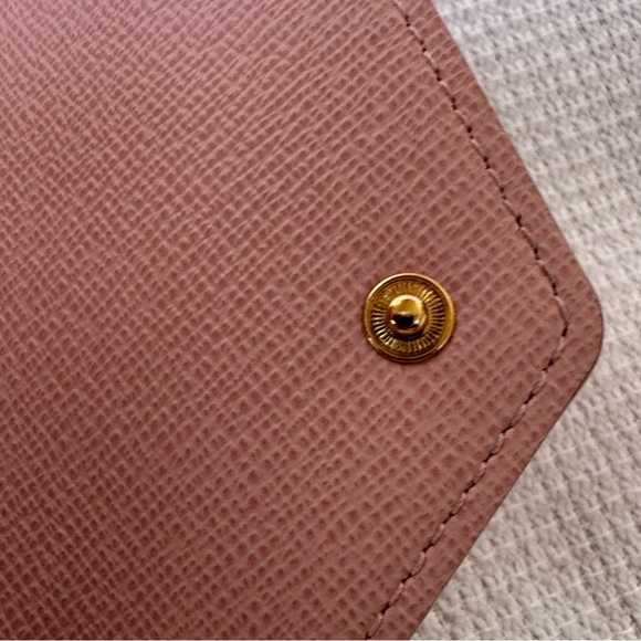 Louis Vuitton Porte feuille Victorine Damier Azur Rose Ballernia Wallet EUC - Picture 10 of 16